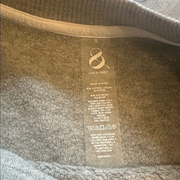 Lou & Grey Heather Gray Sweatshirt - Picture 6 of 9